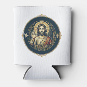 Jesus Digital Artist iPad Kunst T-Shirt Inspiriere Dosenkühler