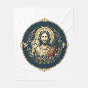 Jesus Digital Artist iPad Kunst T-Shirt Inspiriere Fleecedecke