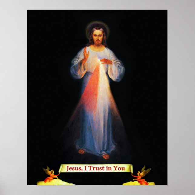 Jésus Divine Miscy St Faustina 02 Poster (Devant)