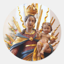 Jesus Dominion Pose Mother Mary Katholic Saint