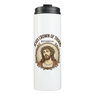 Jesus Dornenkrone Botanische Jesus Dornenkrone Thermosbecher
