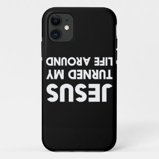 Jesus drehte mein Leben herum iPhone 11 Hülle