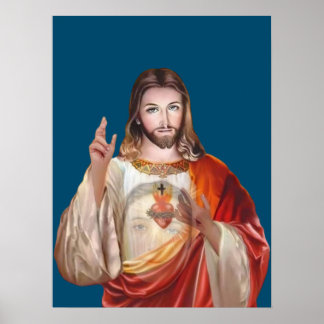 Jesus durch Mary Poster