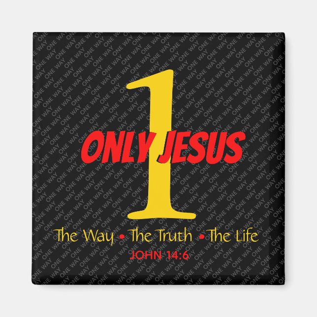 JESUS | Ein Weg wahrhaftiges Leben | OSTERChristli Magnet (Vorne)