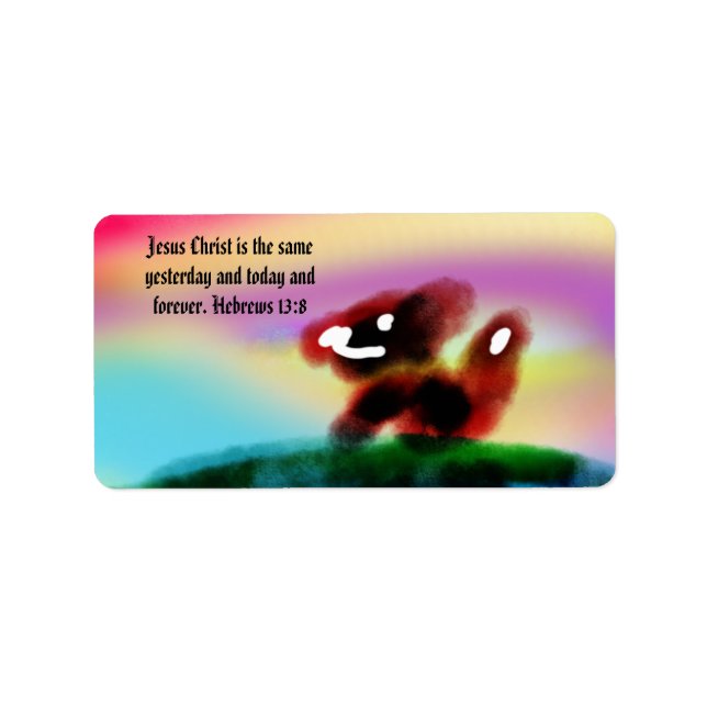 Jesus einige adressaufkleber (Vorne)