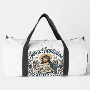 Jesus Einladung RSVP Karte Glaube Jesus Einladung  Duffle Bag