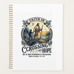 Jesus Einwanderung Neu anfangen Mut T-Shirt Chri Planer