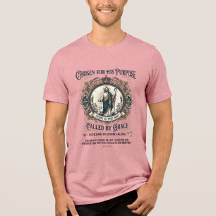 Jesus Elektriker-Shirt Glaube-basiertes Design_1 Tri-Blend Shirt