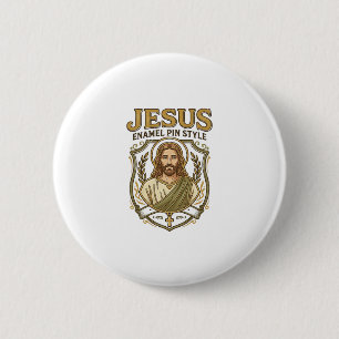 Jesus Emaille Pin Stil Jesus Emaille Pin Christlic Button