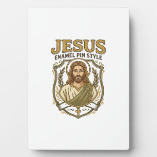 Jesus Emaille Pin Stil Jesus Emaille Pin Christlic Fotoplatte