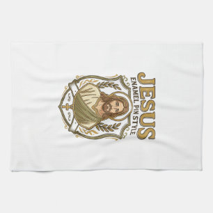 Jesus Emaille Pin Stil Jesus Emaille Pin Christlic Geschirrtuch