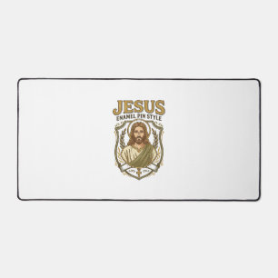 Jesus Emaille Pin Stil Jesus Emaille Pin Christlic Schreibtischunterlage