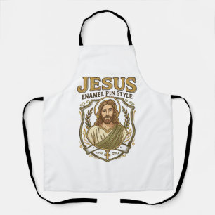 Jesus Emaille Pin Stil Jesus Emaille Pin Christlic Schürze