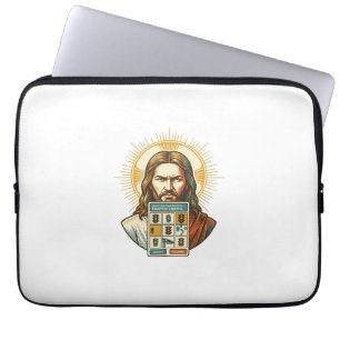 Jesus Endloses Captcha-Verifizierung Ampeln Laptopschutzhülle
