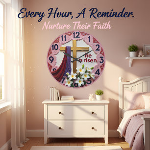 Jesus Er Ist Auferstanden Ostern Große Wanduhr