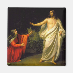 Jesus erscheint zu Maria Magdalena Magneten Magnet