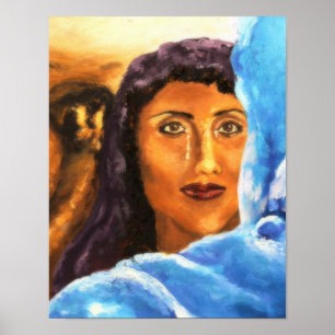 Jesus' Erscheinungsbild für Maria Poster