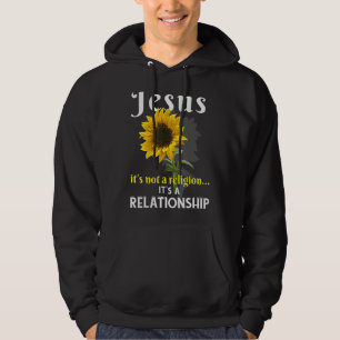 Jesus es ist keine Religion, es ist eine Beziehung Hoodie