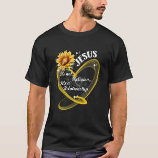 Jesus es ist keine Religion Es ist eine Beziehung T-Shirt