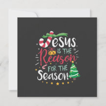 Jésus est la raison de la saison Carte de Noël