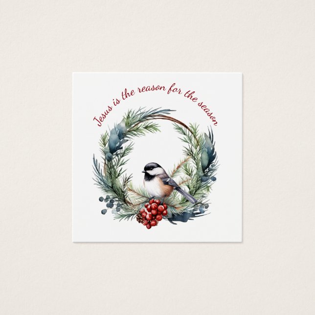 JÉSUS EST LA RAISON DE LA SAISON Citation de Noël (Devant)