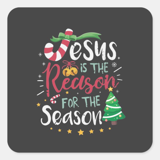 Jésus est la raison de la saison Sticker (Devant)