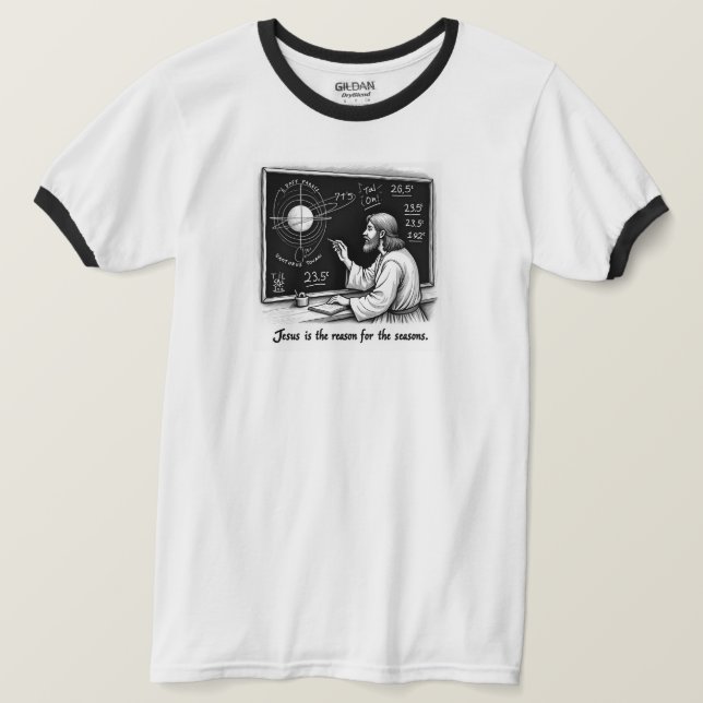 Jésus est la raison de la saison T-shirt (Design devant)
