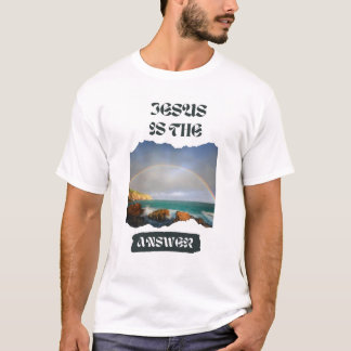 Jésus est la réponse T-shirt Homme