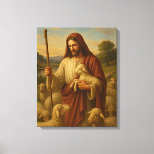 Jésus est la toile murale Shephard #2™ LDS