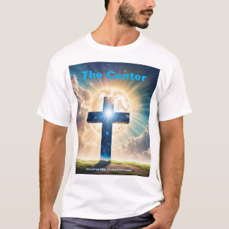 Jésus est le T-shirt masculin de la Croix du Centr