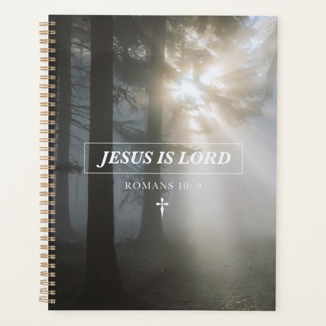 Jésus Est L'Éternel Romains 10: 9 Verse De La Bibl (Devant)