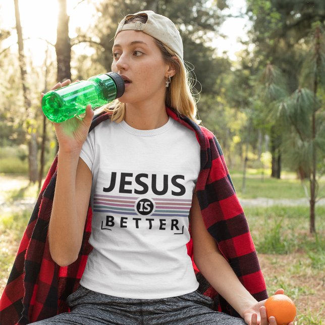 Jésus Est Mieux T-shirt (Créateur téléchargé)