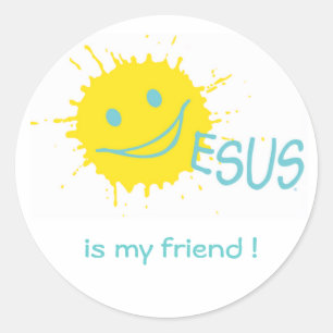 Jésus est mon ami ! Autocollant
