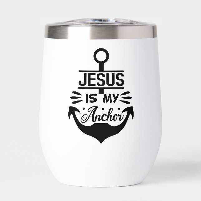 Jésus Est Mon Ancre Bible Verse (Avant)