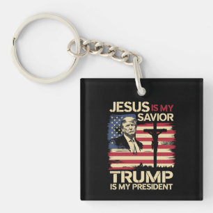 Jésus est mon sauveur Trump est mon président Drap