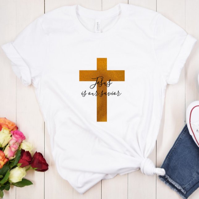 Jésus est notre Sauveur - T-shirt personnalisable (Créateur téléchargé)