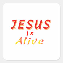 Jésus est un autocollant vivant