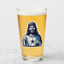 Jesus est un fan de Dallas qui boit du verre