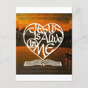 JESUS est Vivant en MOI Carte Postale