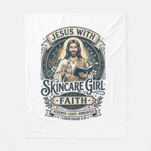 Jesus Esthetiker Hautpflege Vintage-Shirt Christli Fleecedecke