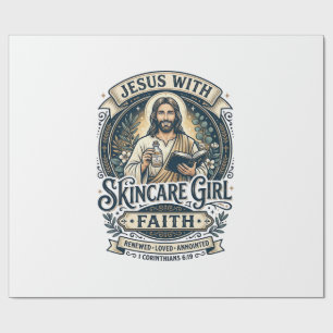 Jesus Esthetiker Hautpflege Vintage-Shirt Christli Geschenkpapier