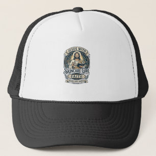 Jesus Esthetiker Hautpflege Vintage-Shirt Christli Truckerkappe