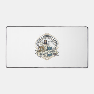 Jesus Étiquette De Linge Lavé Blanc Jesus Linge La