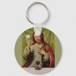 Jesus eucharistischer Schlüsselanhänger
