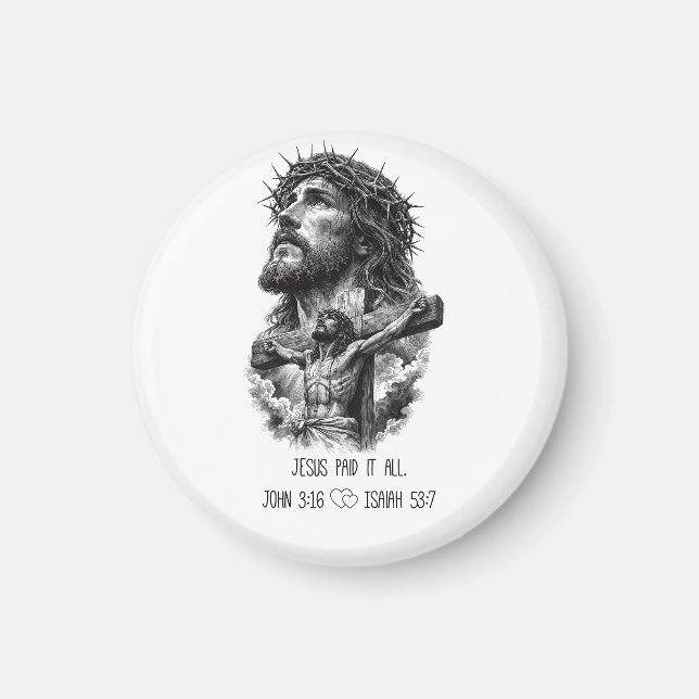 Jesus-Evangelium  Magnet (Vorne)