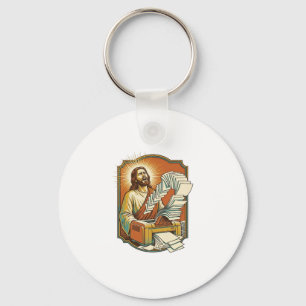 Jesus Excel-Tabelle druckt 50 leere Seiten Büro H Schlüsselanhänger