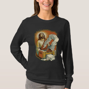 Jesus Excel-Tabelle druckt 50 leere Seiten Büro H T-Shirt