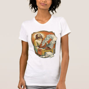 Jesus Excel-Tabelle druckt 50 leere Seiten Büro H T-Shirt