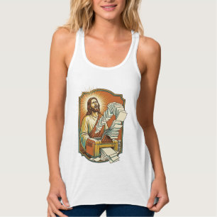 Jesus Excel-Tabelle druckt 50 leere Seiten Büro H Tank Top