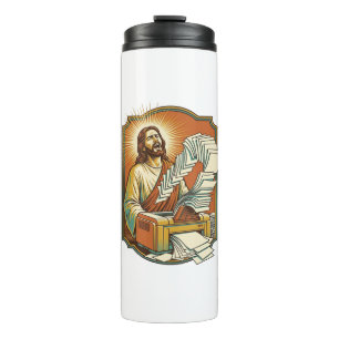 Jesus Excel-Tabelle druckt 50 leere Seiten Büro H Thermosbecher